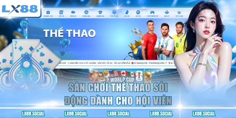 Sân chơi thể thao sôi động dành cho hội viên